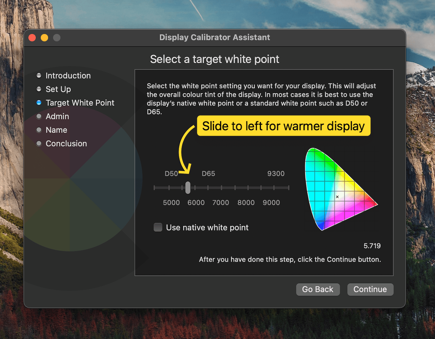 macOS Colour Profile