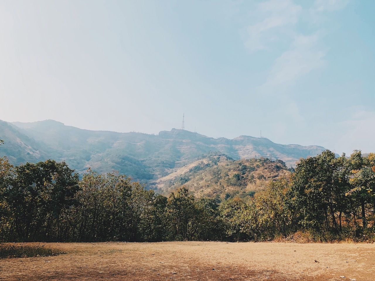 View from top of Sinhagad