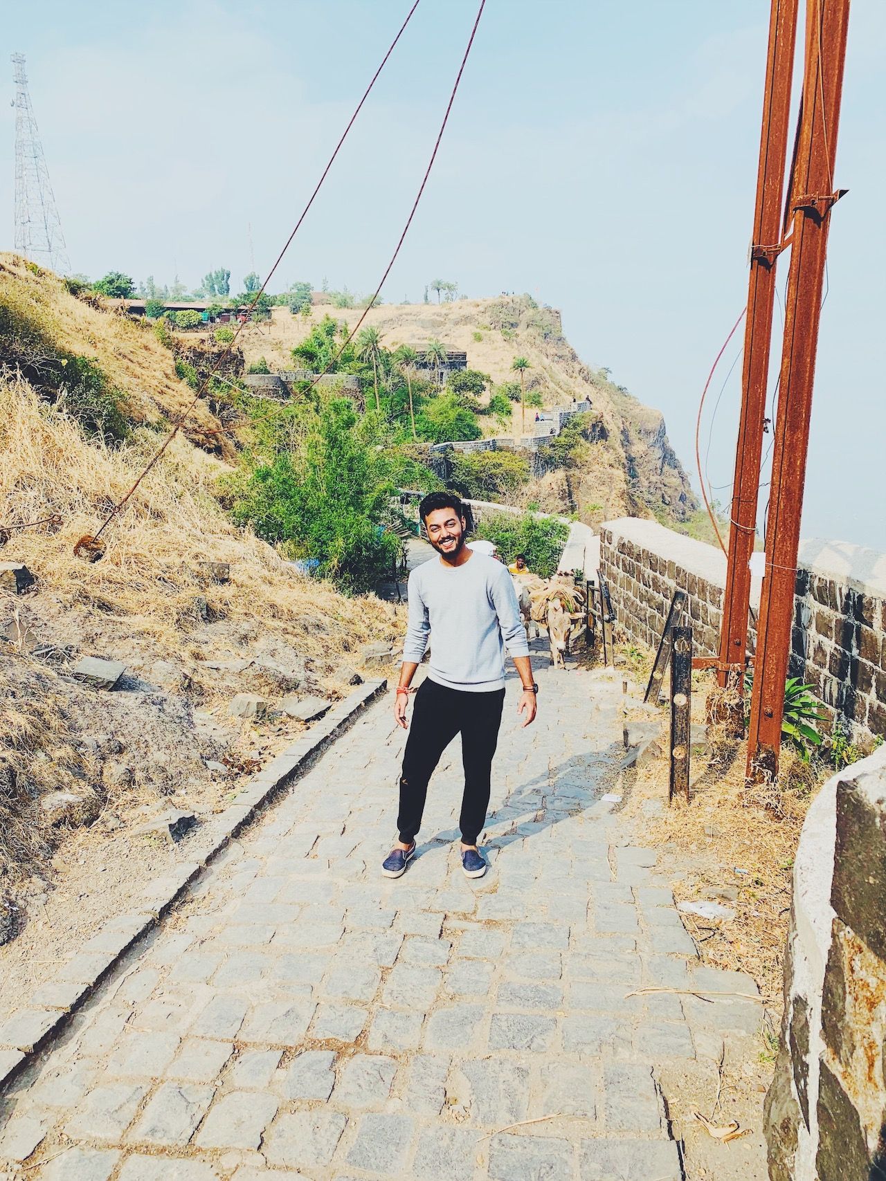 View from top of Sinhagad